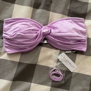 Seafolly Twist Bandeau bikini top